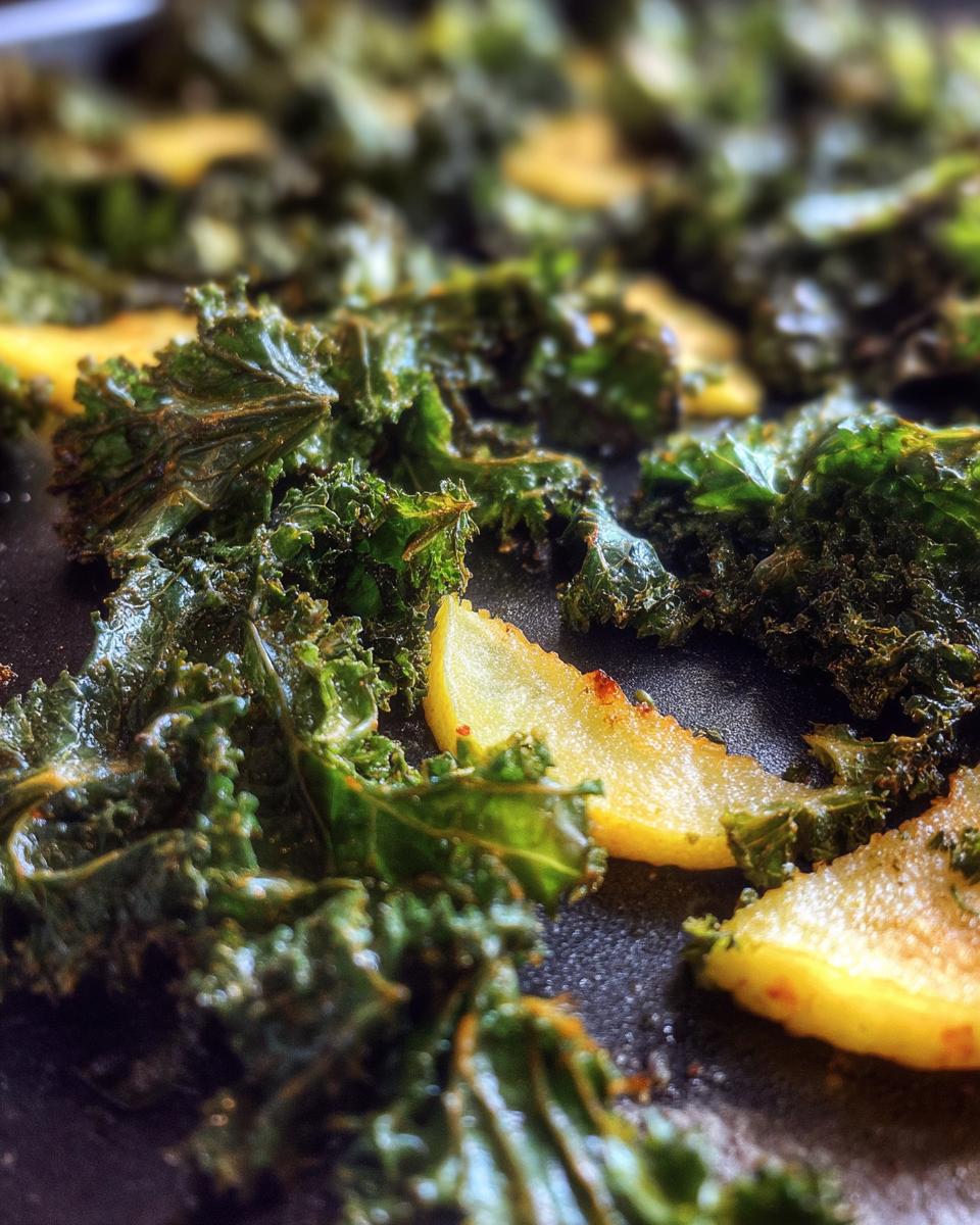 Kale Apple Curls - detail 1