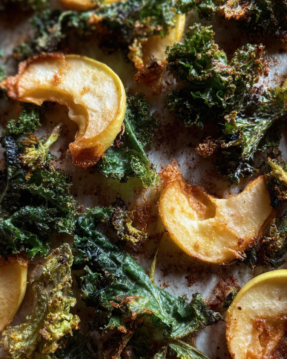 Kale Apple Curls - detail 2