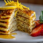 Lemon Poppy Seed Protein Pancakes