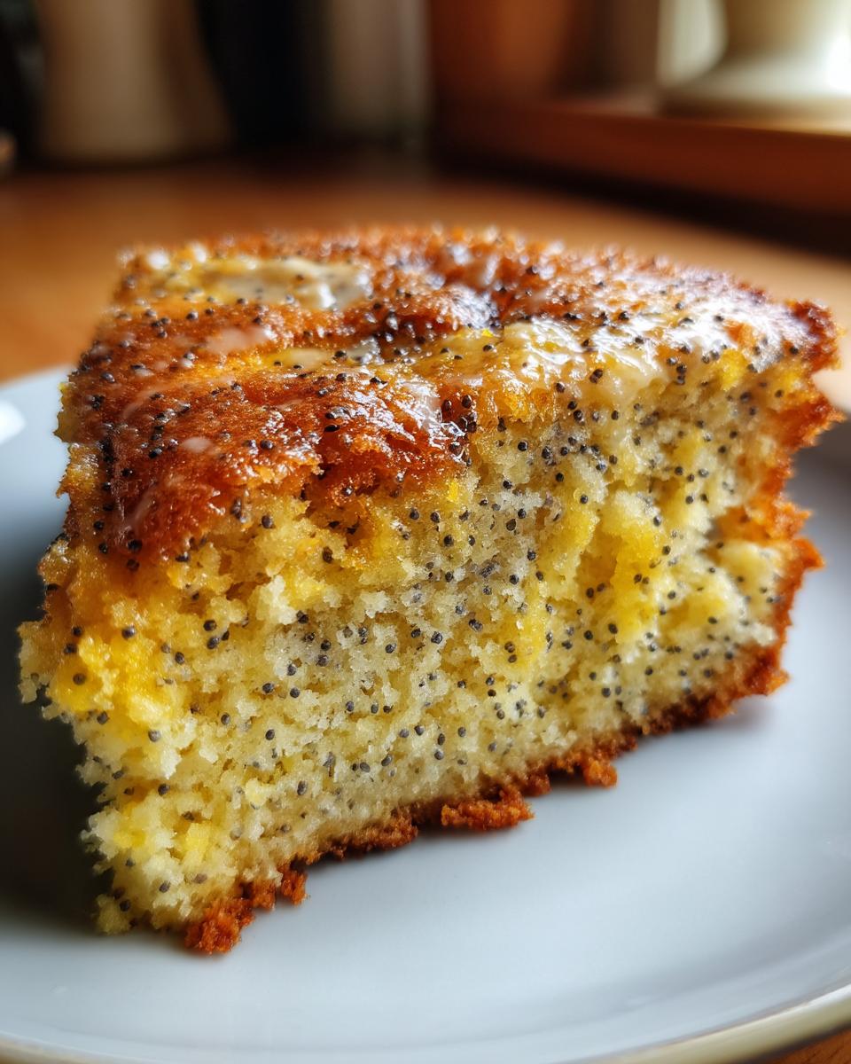 Lemon Poppyseed Dump Cake - detail 1