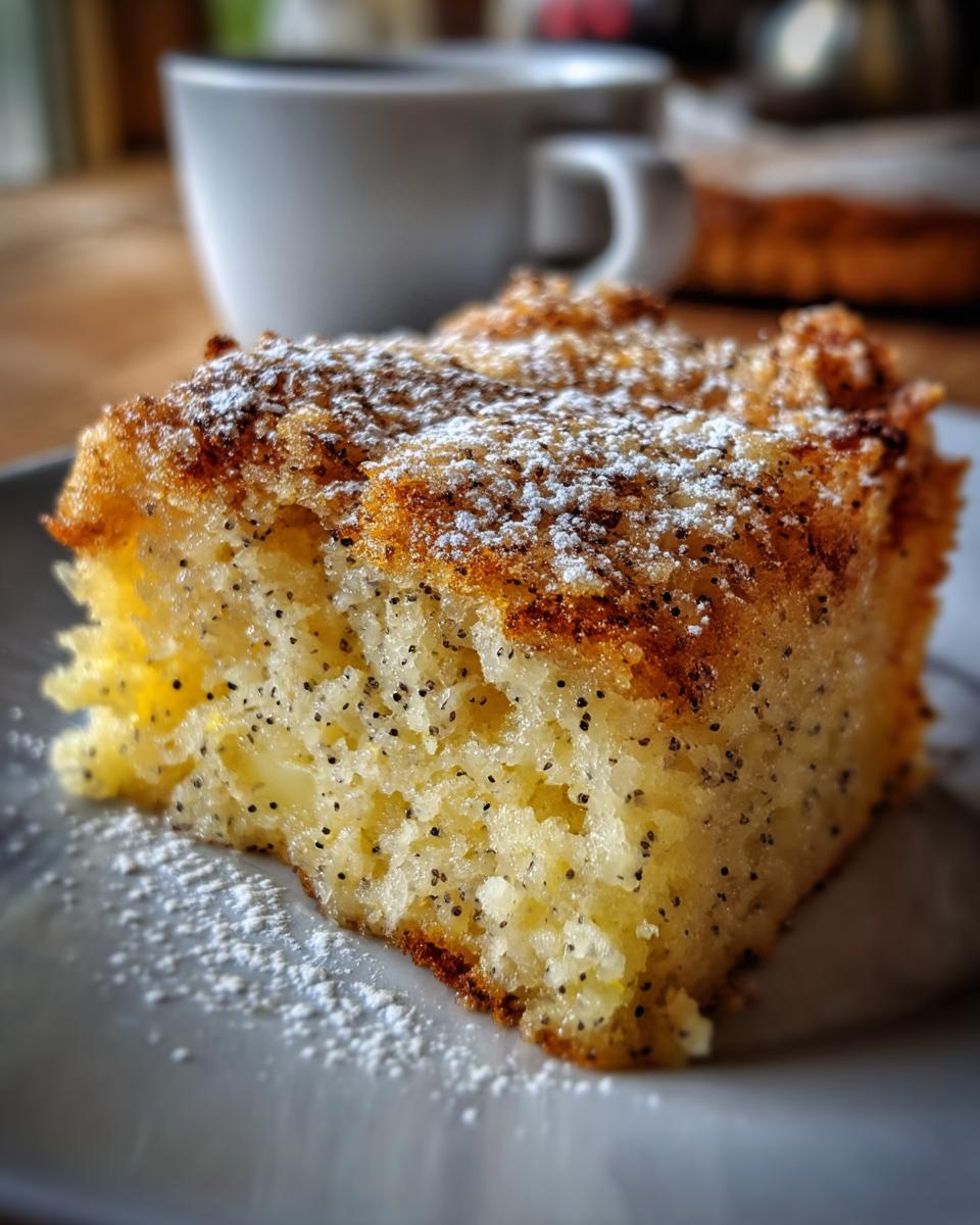 Lemon Poppyseed Dump Cake - detail 3