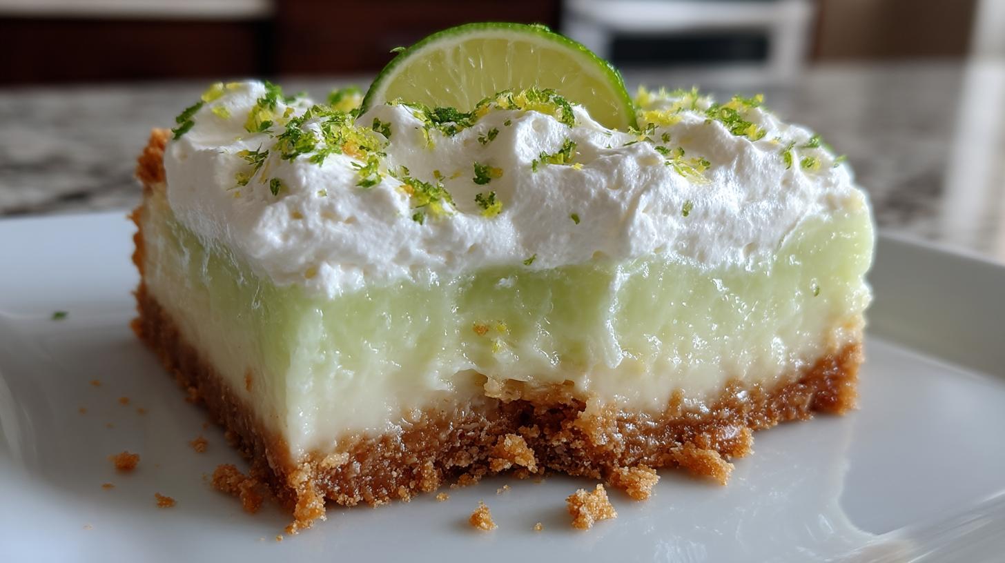 No-Bake Key Lime Cheesecake Bars