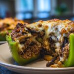 Philly Cheesesteak Stuffed Peppers