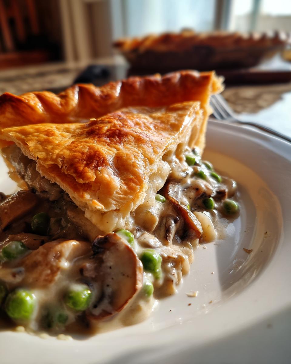 Ruffled Mushroom Pot Pie - detail 1