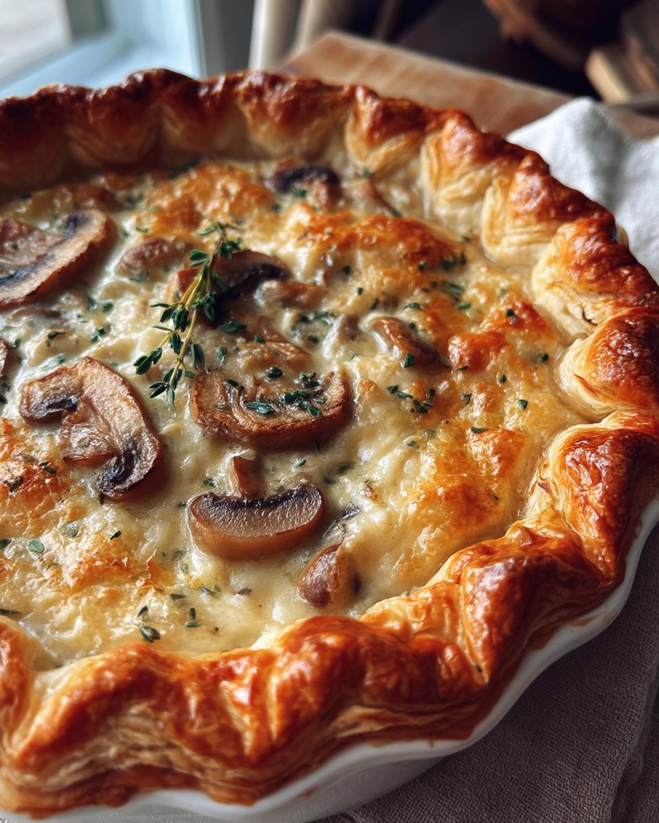 Ruffled Mushroom Pot Pie - detail 2