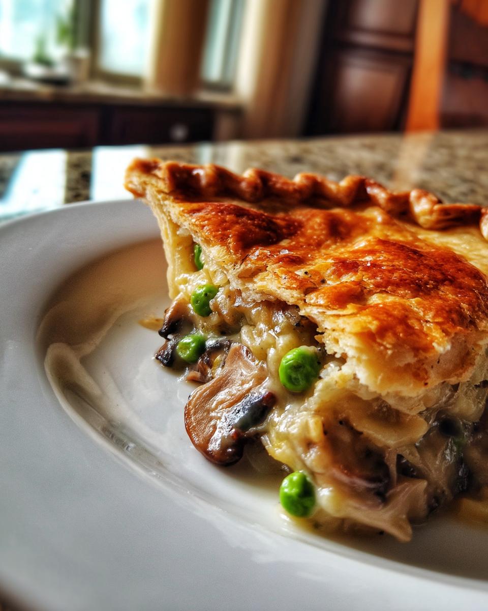 Ruffled Mushroom Pot Pie - detail 3