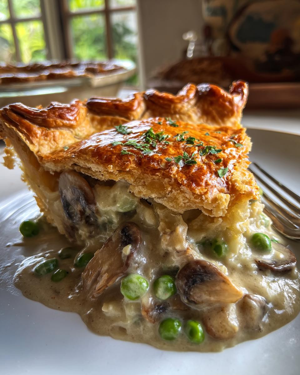 Ruffled Mushroom Pot Pie - detail 4