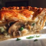 Ruffled Mushroom Pot Pie