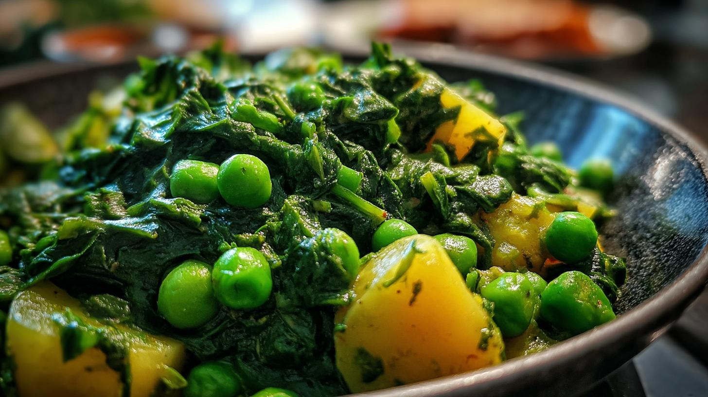 Saag Aloo Matar