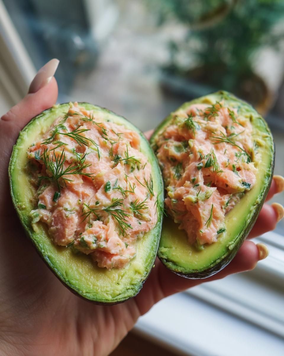 Salmon-Stuffed Avocados - detail 1