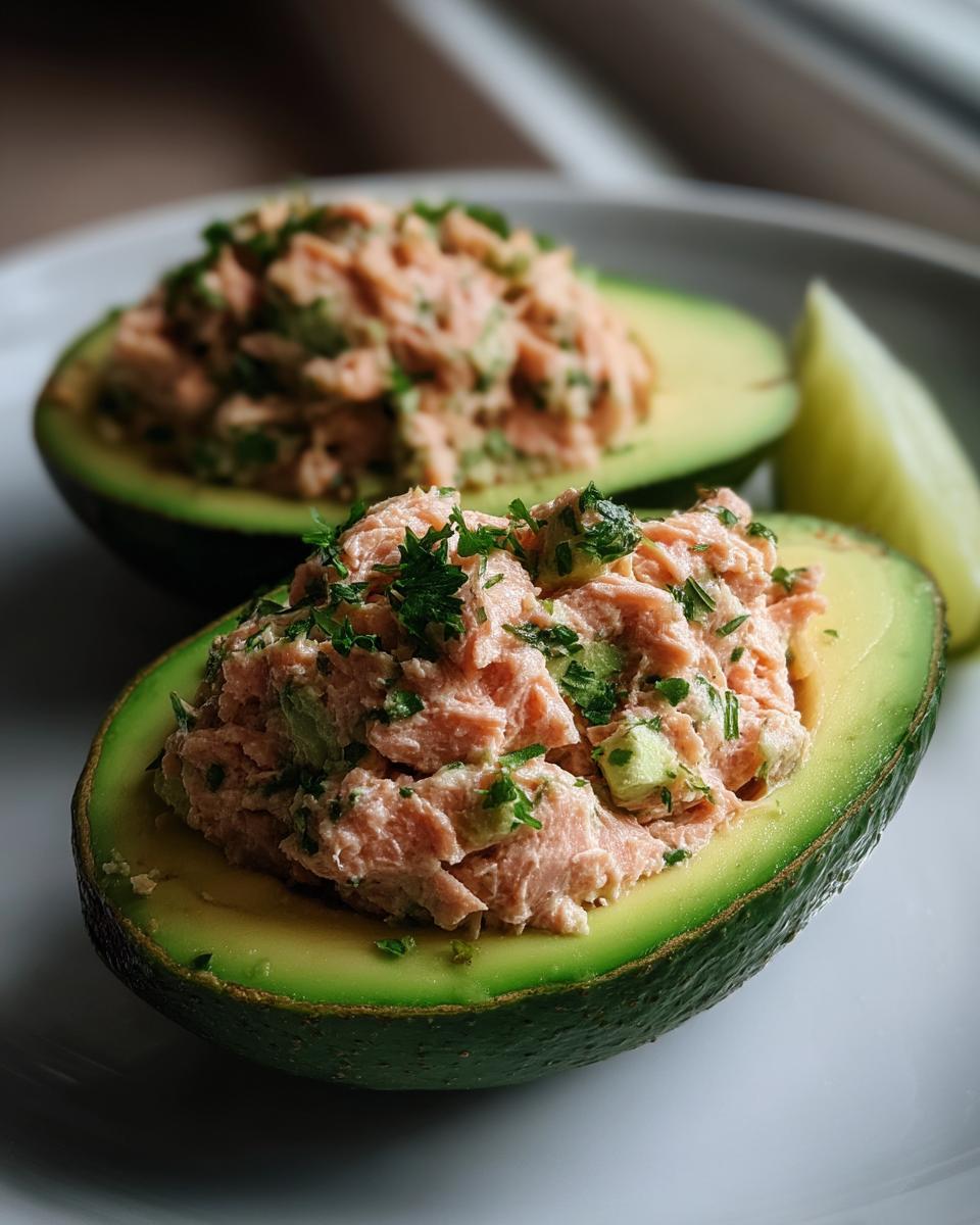 Salmon-Stuffed Avocados - detail 2