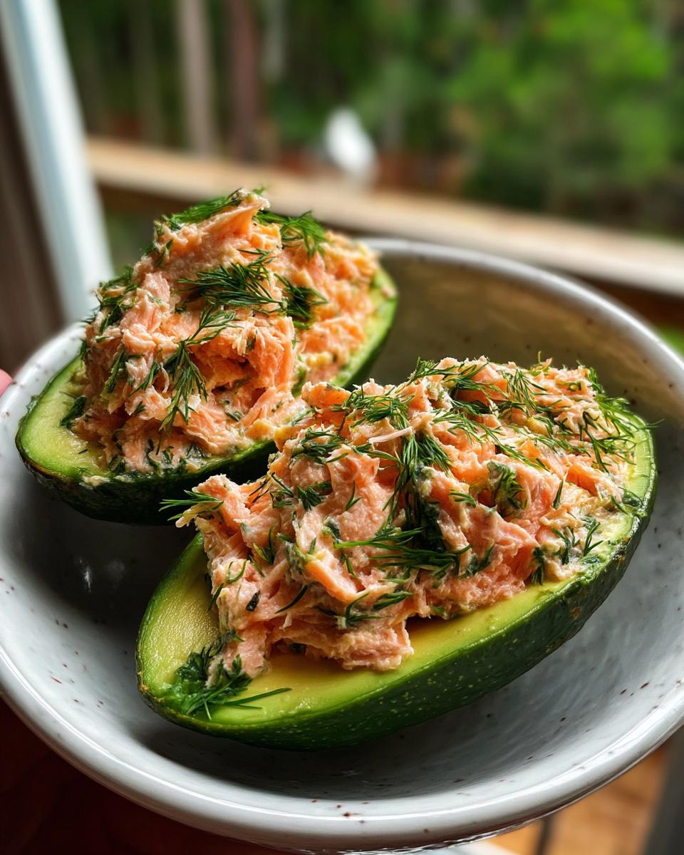 Salmon-Stuffed Avocados - detail 2