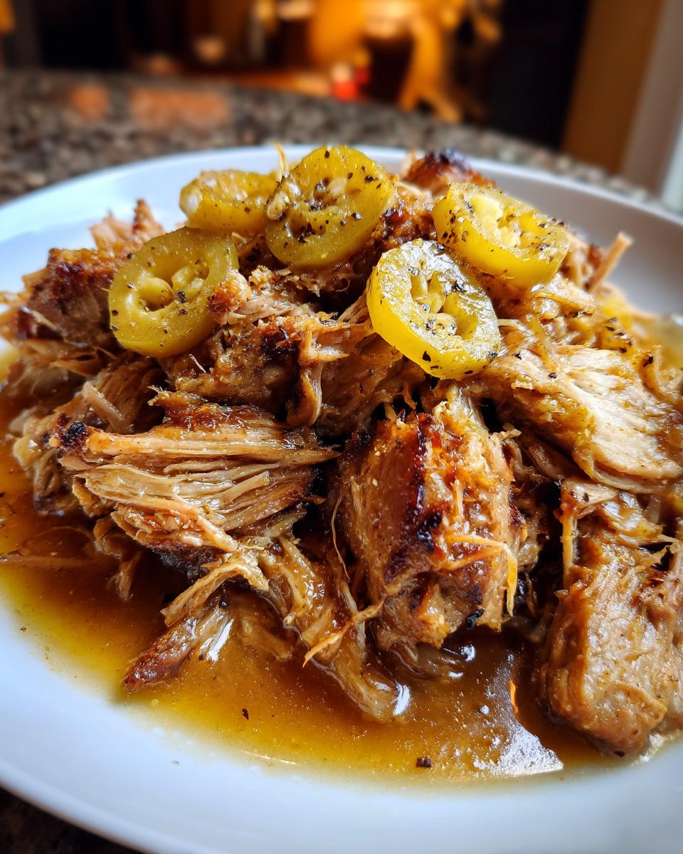 Slow Cooker Mississippi Pork Roast - detail 2