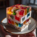 Stained Glass Gelatin Cake