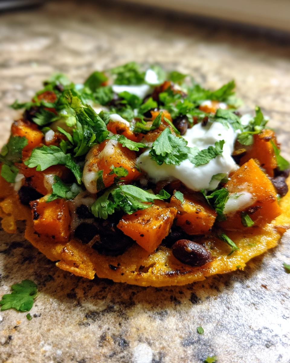 Sweet Potato-Black Bean Tostadas - detail 1