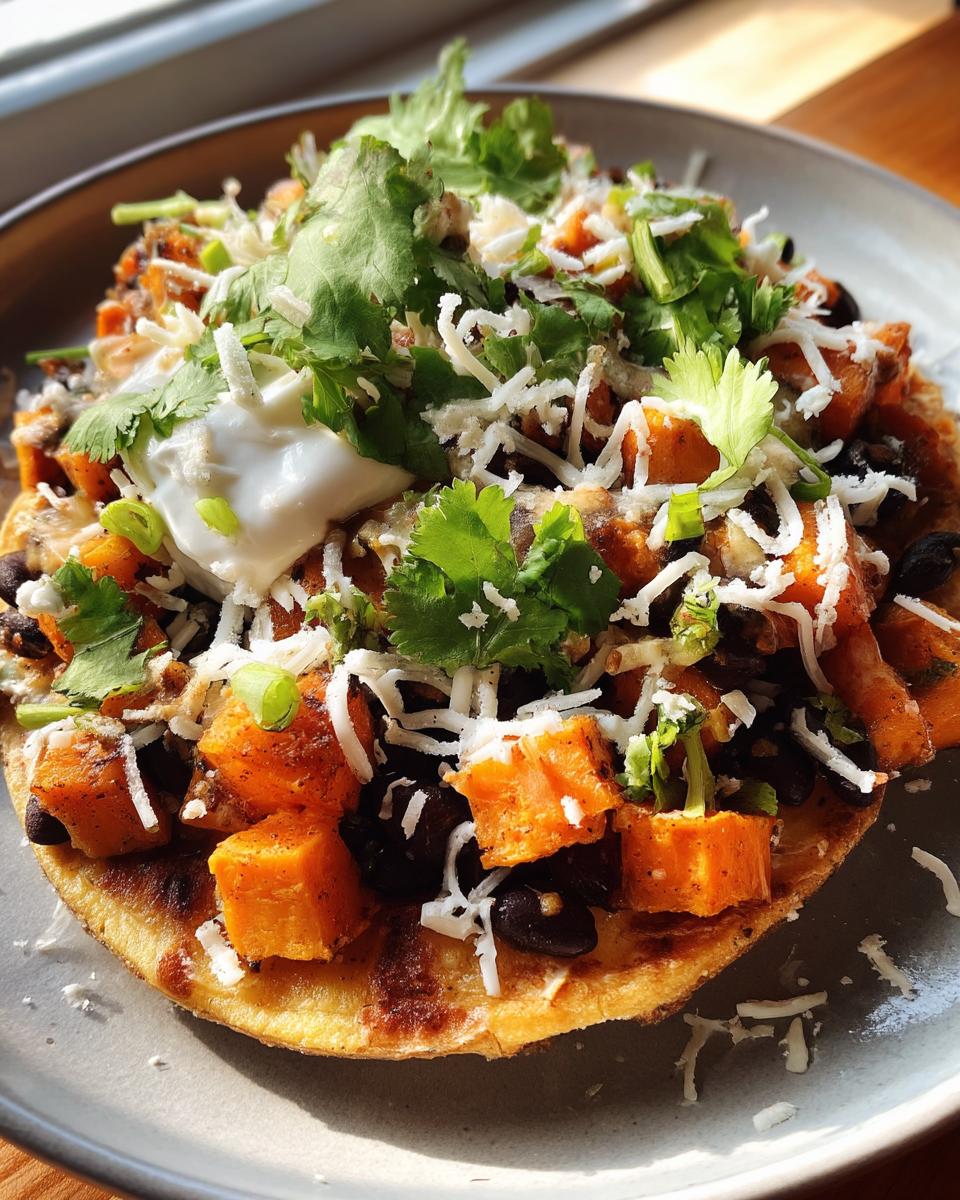 Sweet Potato-Black Bean Tostadas - detail 2