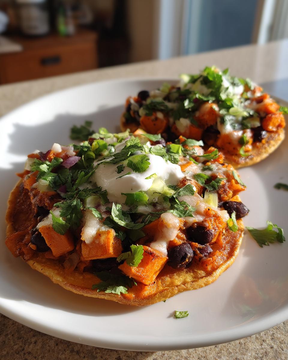 Sweet Potato-Black Bean Tostadas - detail 3