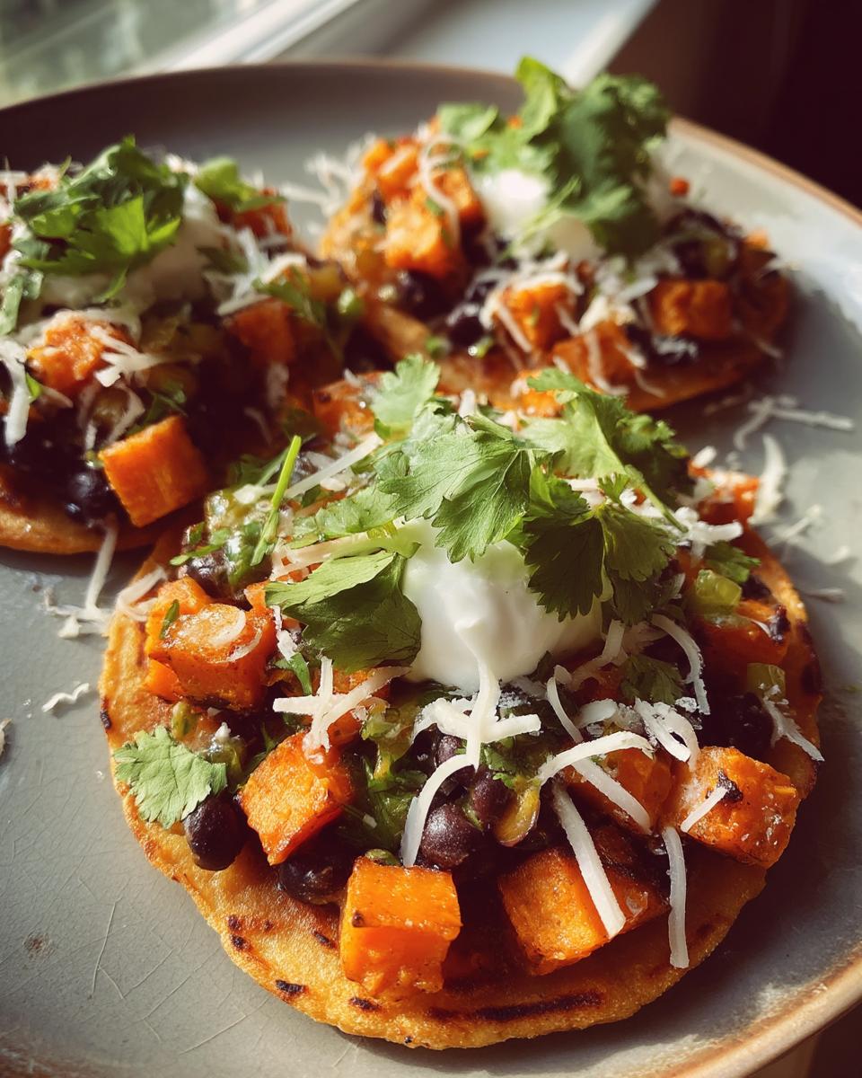 Sweet Potato-Black Bean Tostadas - detail 3