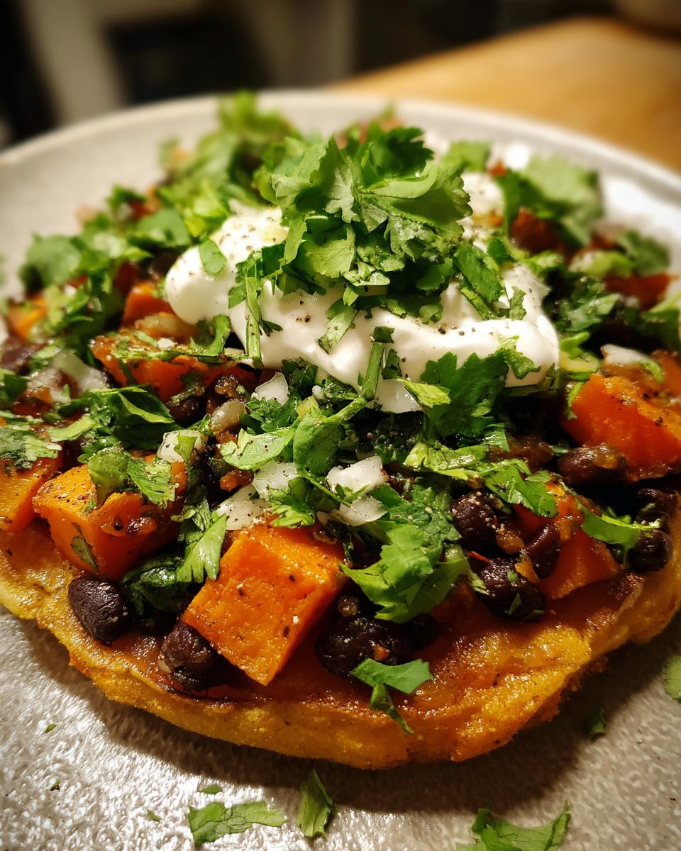 Sweet Potato-Black Bean Tostadas - detail 4