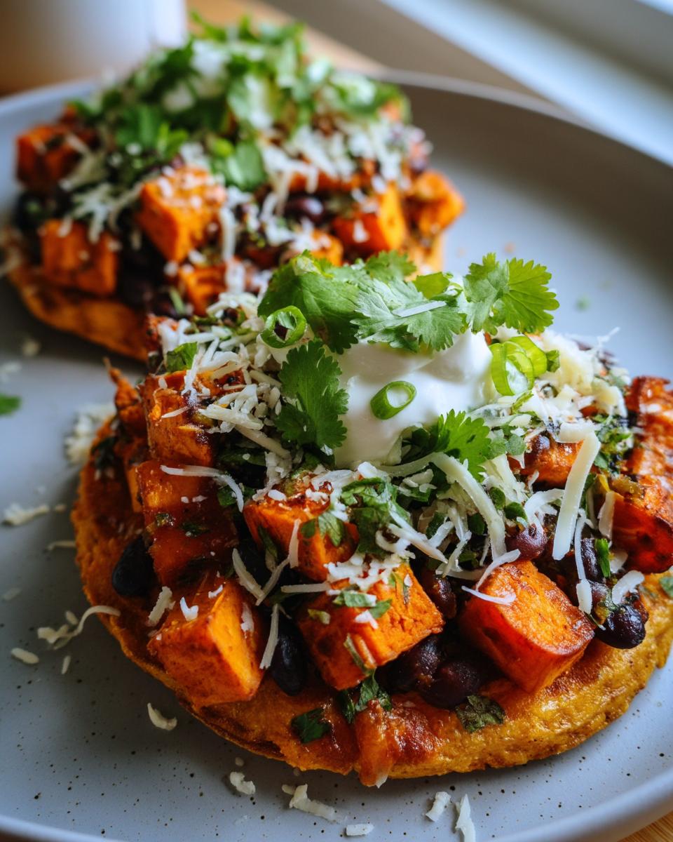 Sweet Potato-Black Bean Tostadas - detail 4