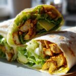 Turmeric Chicken & Avocado Wraps