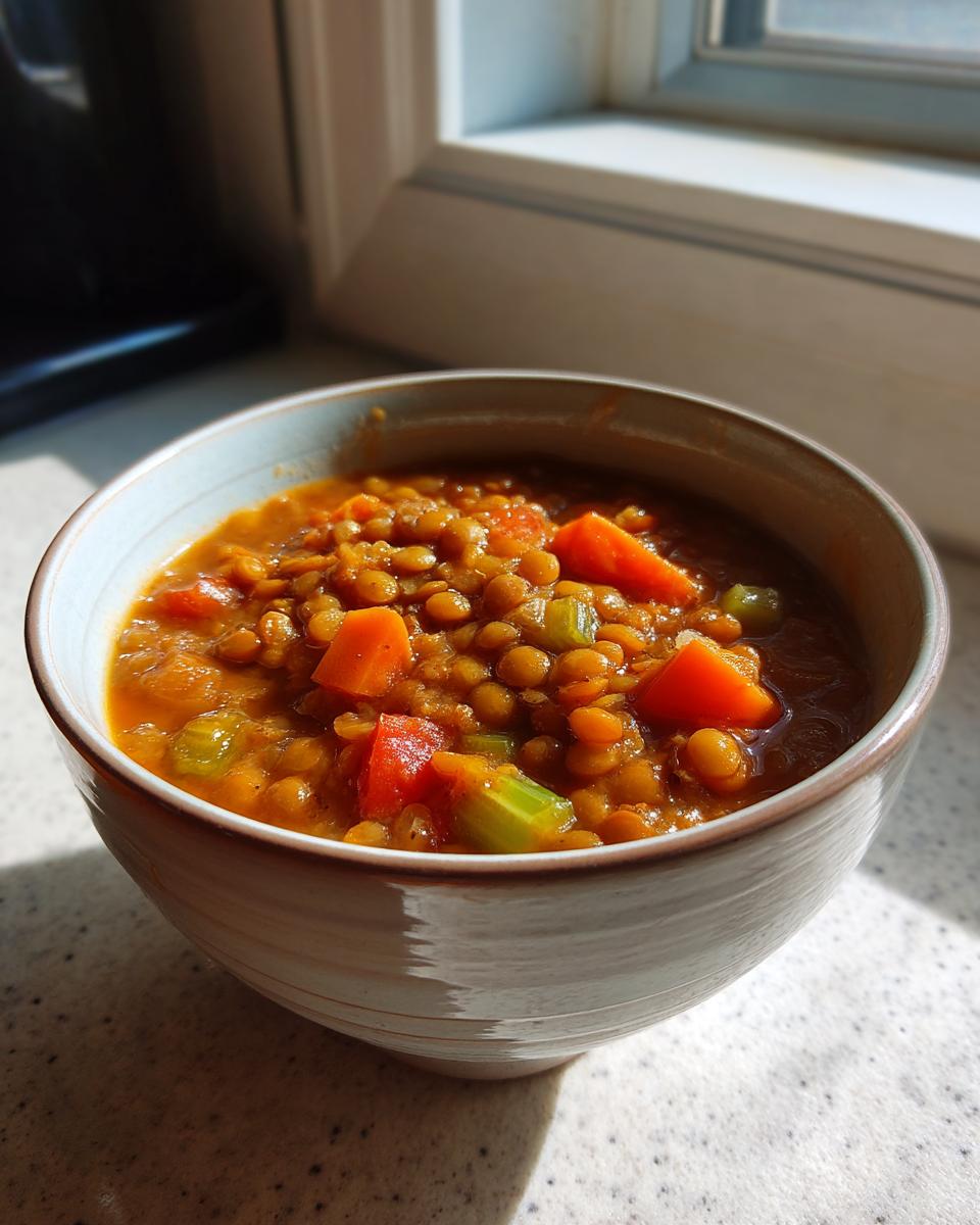 Vegan Lentil Stew - detail 1