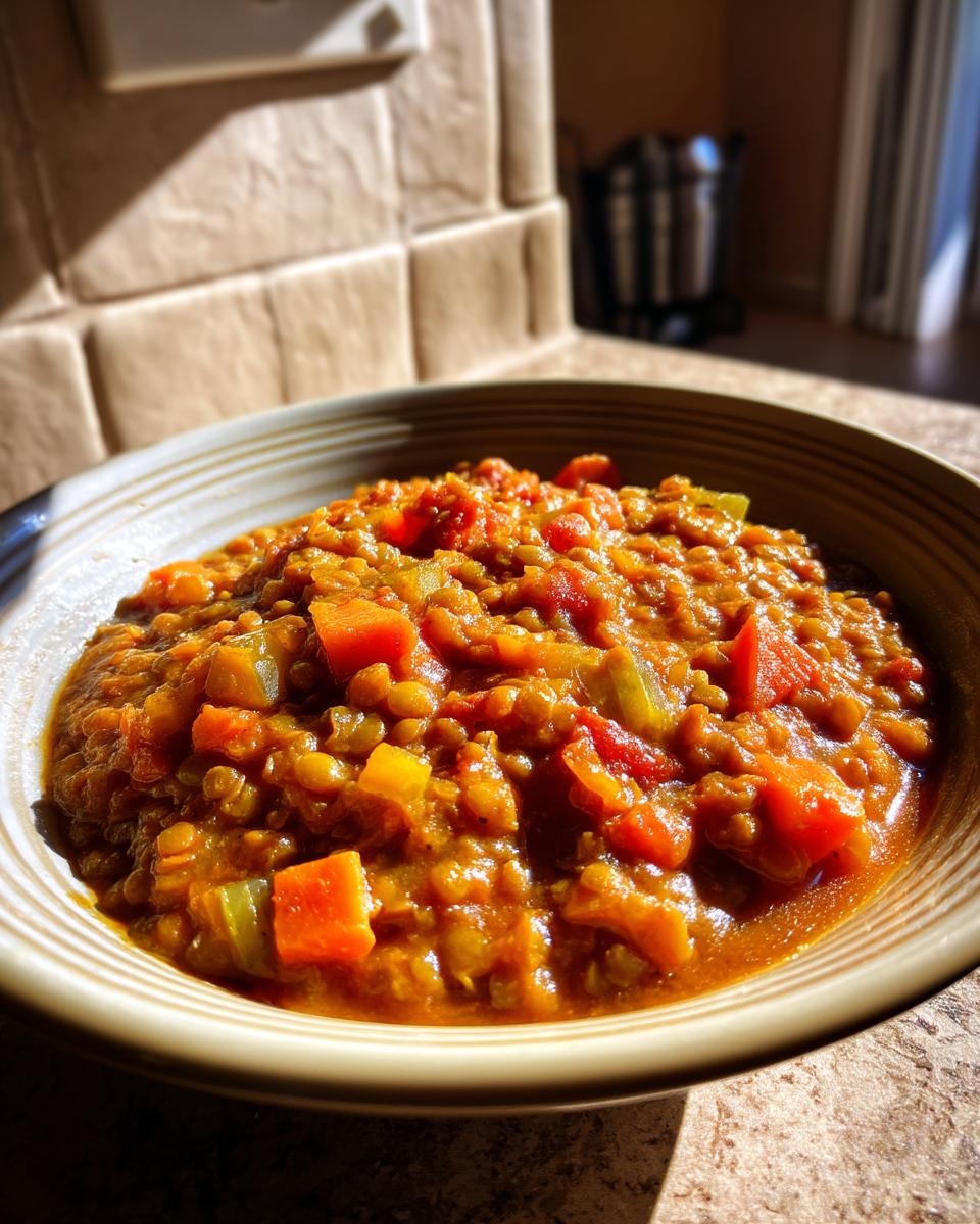 Vegan Lentil Stew - detail 2