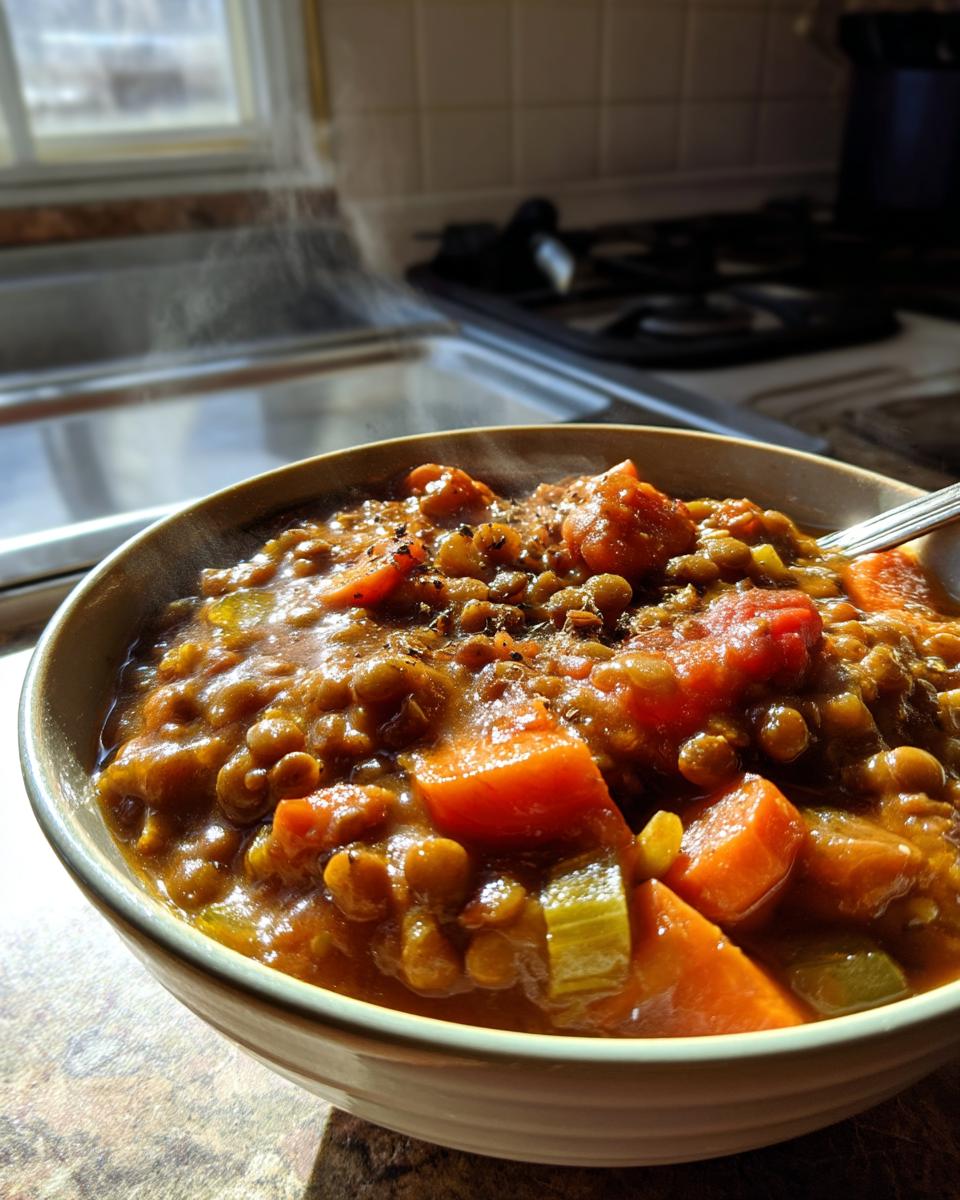 Vegan Lentil Stew - detail 3