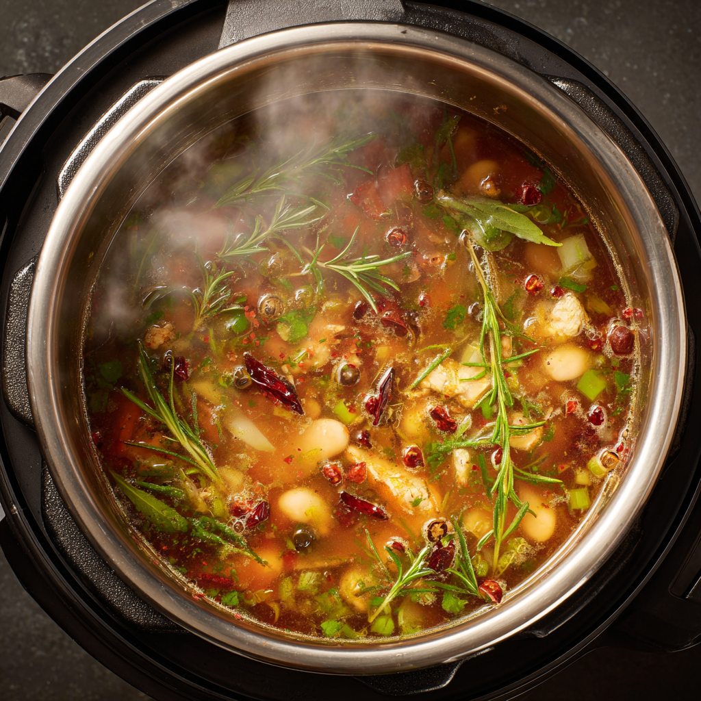 Cooking soup in the Instant Pot