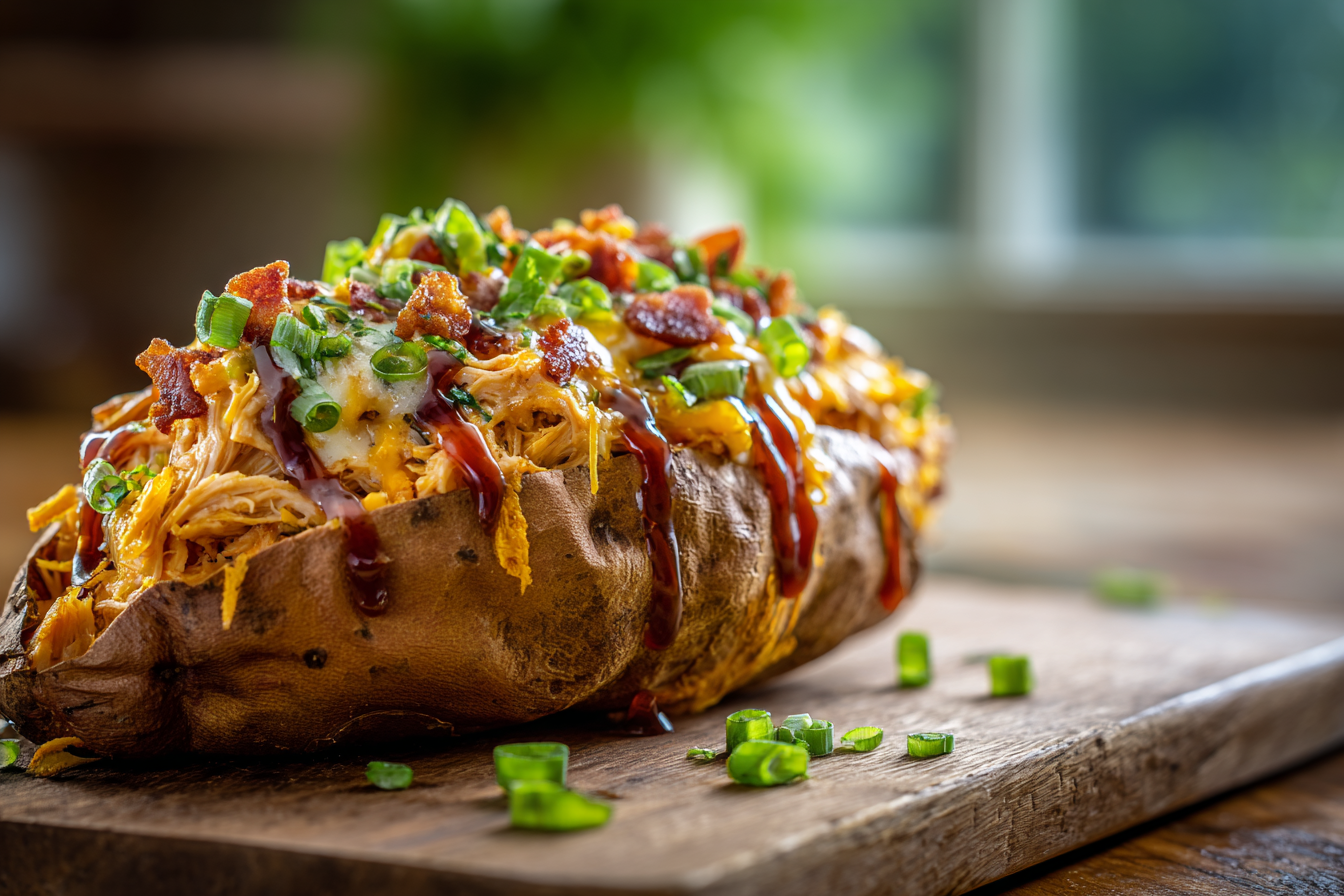 Easy BBQ Chicken Stuffed Sweet Potatoes Recipe 5 Bold Flavors