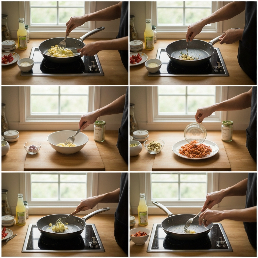 Roasted lemon herb chicken being carved and served with herbs and lemon wedges