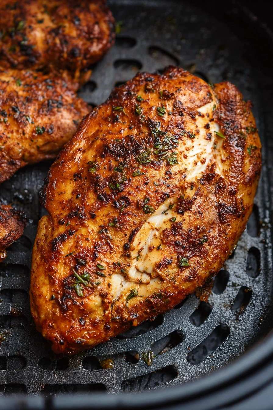Air Fryer Chicken Breast Recipe cooking step