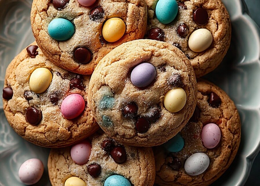 Cadbury Egg Cookies cooking step