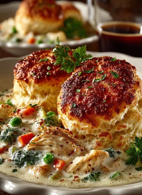 Chicken Cobbler Recipe finished dish