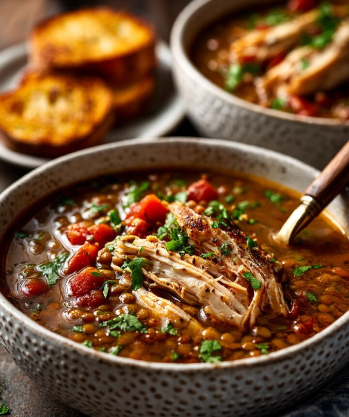 Chicken Lentil Soup Recipe