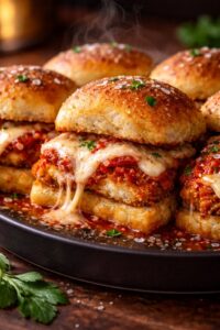Chicken Parmesan Sliders recipe