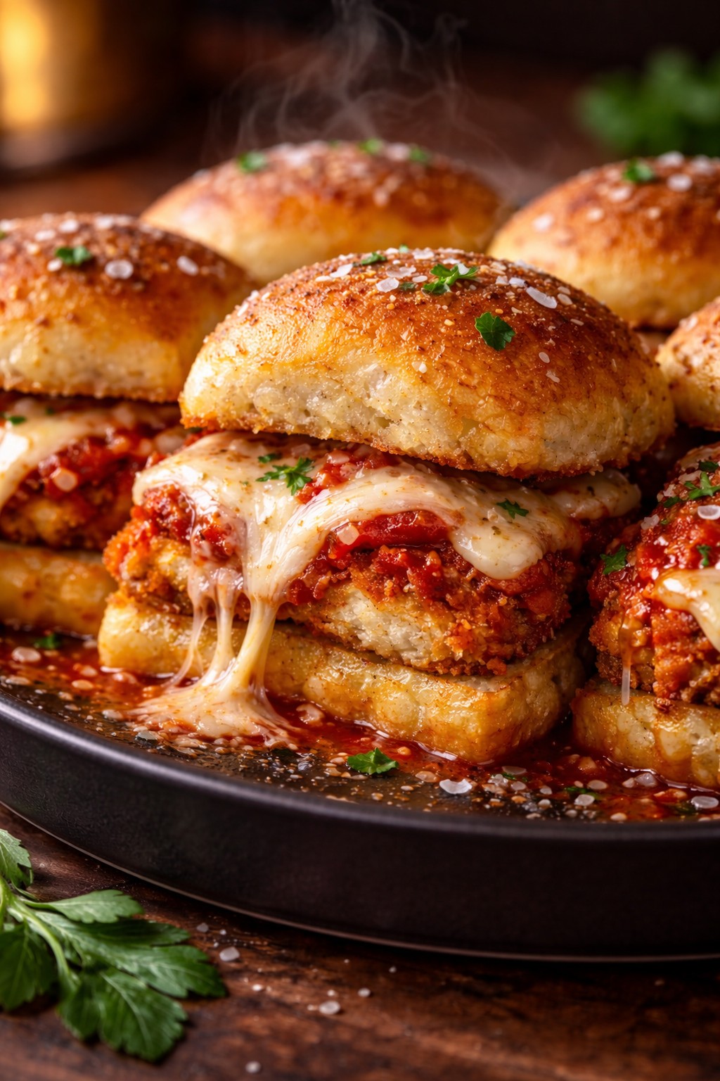 Chicken Parmesan Sliders recipe