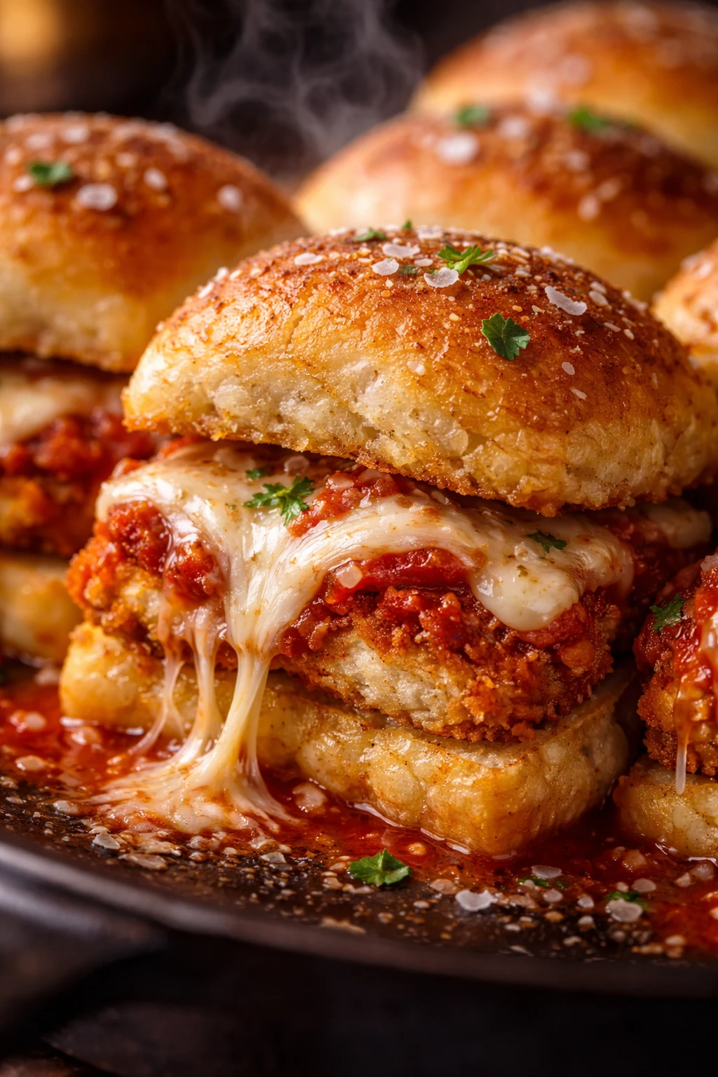 Chicken Parmesan Sliders recipe