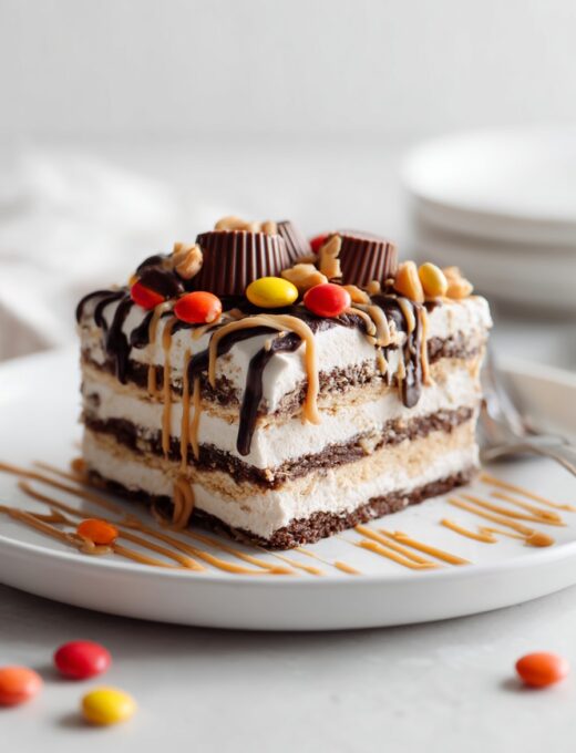 Chocolate Peanut Butter Lasagna