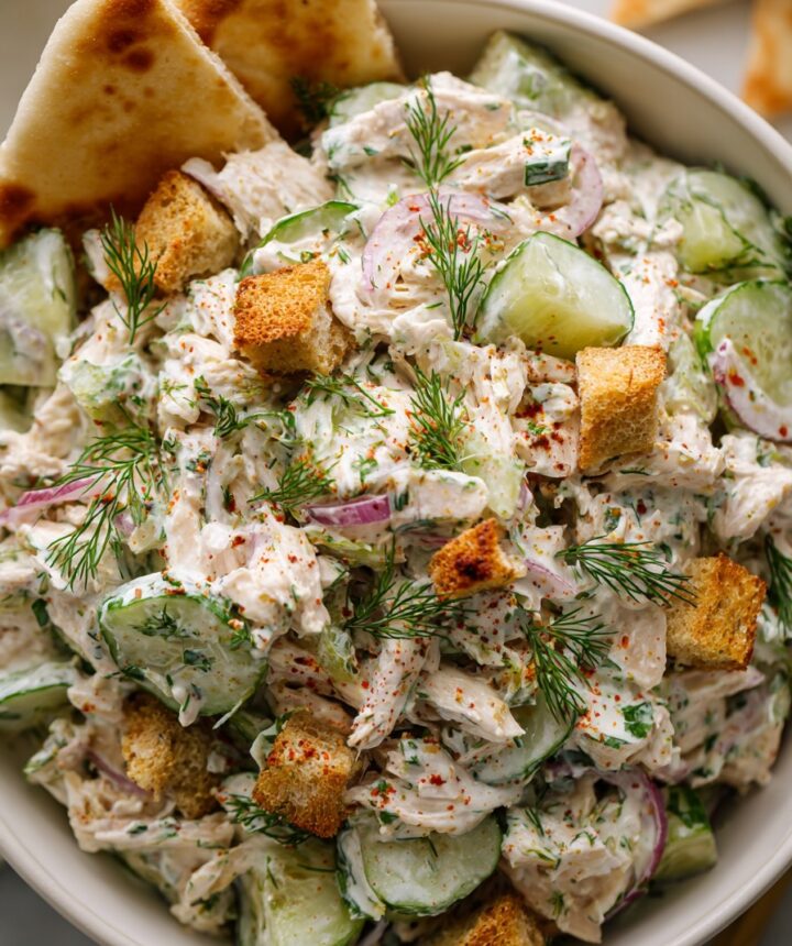 Cottage Cheese Chicken Bowl: High protein