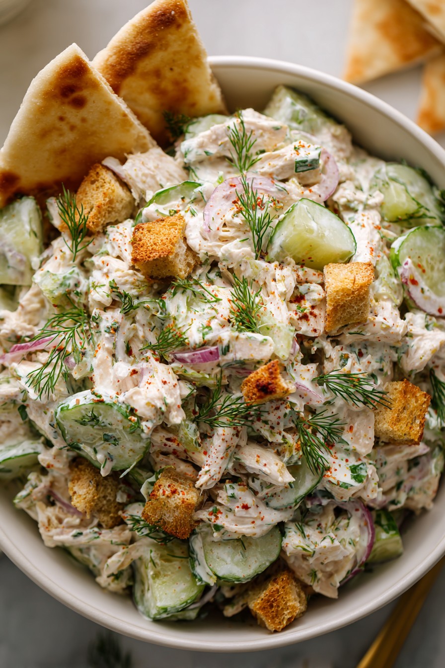 Cottage Cheese Chicken Bowl: High protein