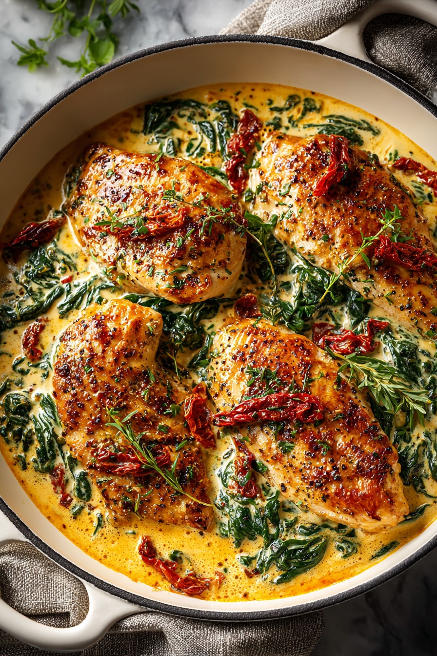 Creamy Tuscan Chicken recipe