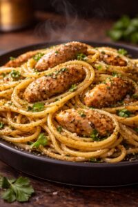 Garlic Chicken Noodles