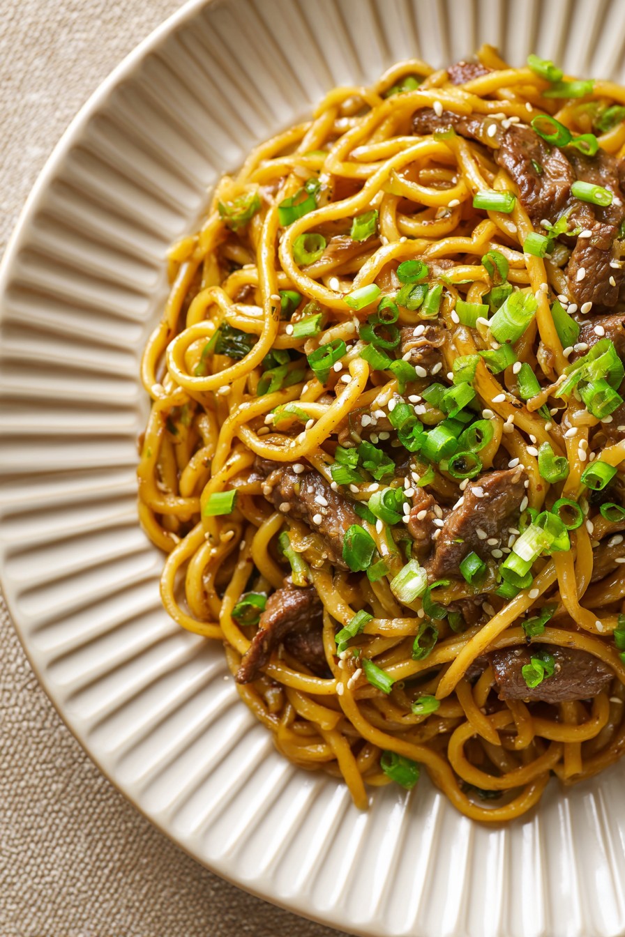 Garlic Soy Beef Noodles: Shockingly Simple in 15 min