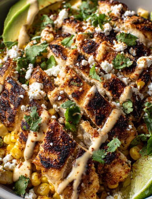 Mexican Street Corn Chicken Bowl Recipe