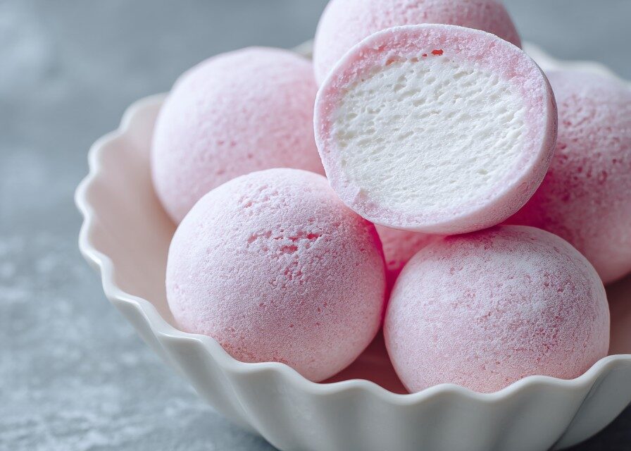 Mochi Ice Cream finished dish