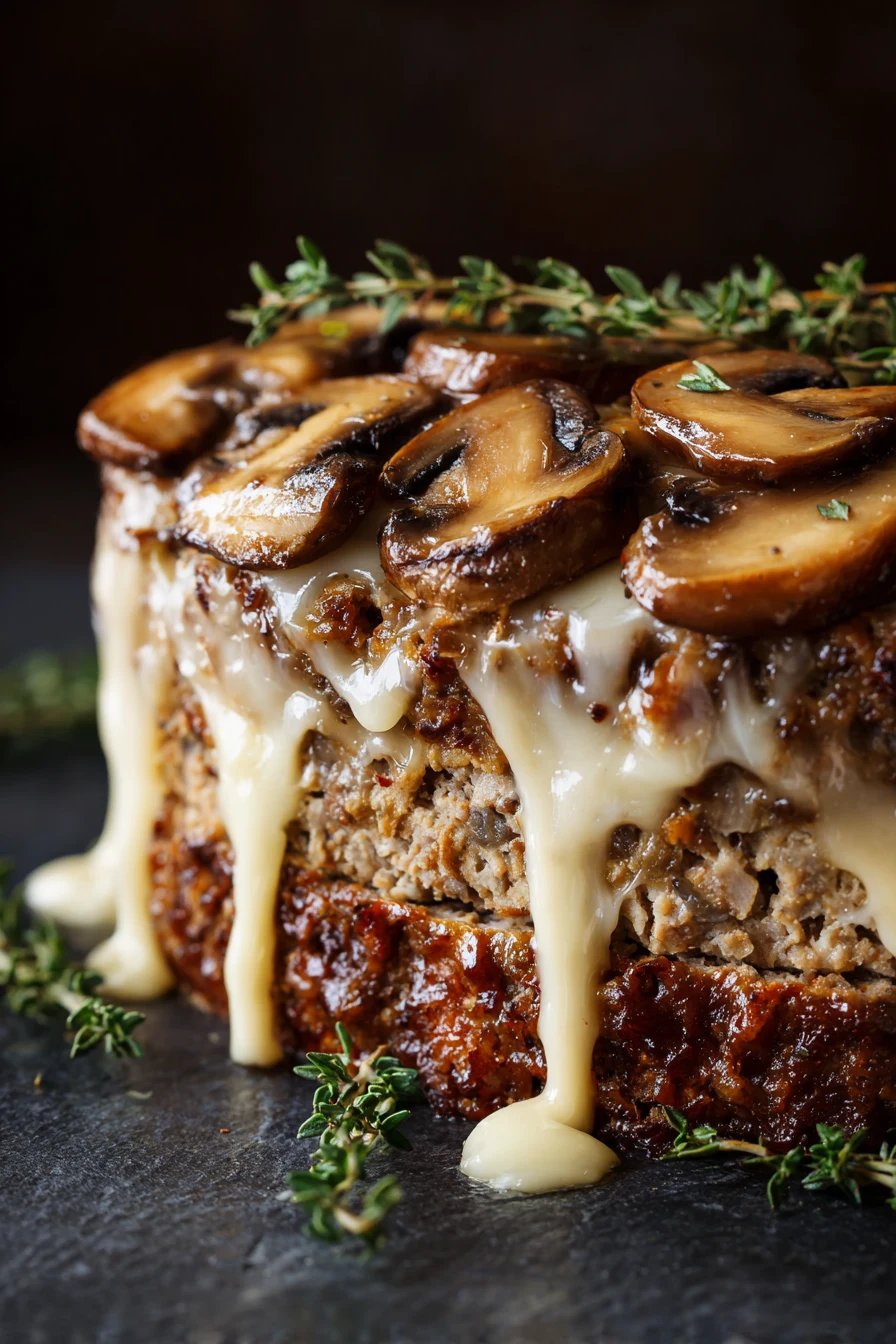 Mushroom Swiss Cheese Meatloaf 0 3 0 3 article