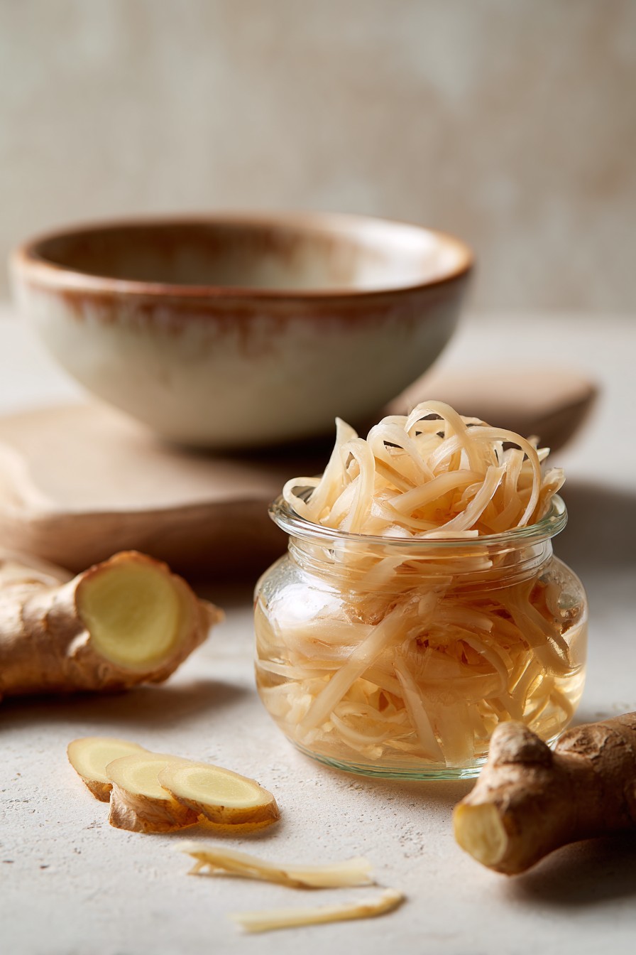 Homemade Pickled Ginger