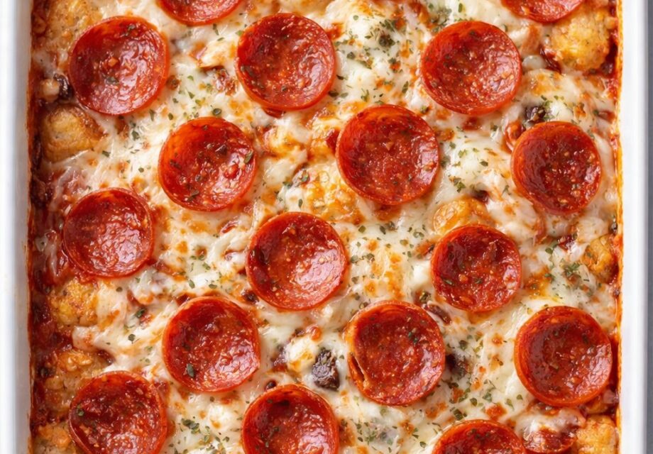 Pizza Tater Tot Casserole article article