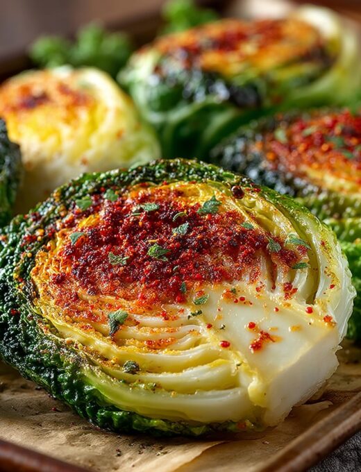 Roasted Cabbage Steaks Recipe
